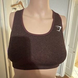 Gymshark Dark Brown Sports Bra
